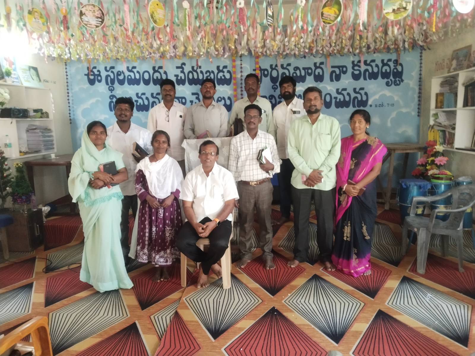Seven pastors at the second gathering